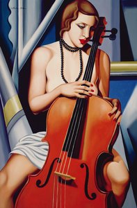 Vrouw met cello